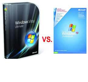 Microsoft Vista vs. XP